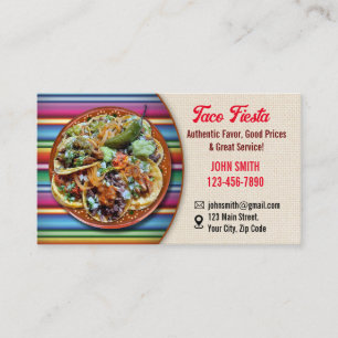 Taco Service Affärskorts Visitkort