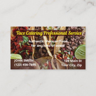 Taco Service Affärskorts Visitkort