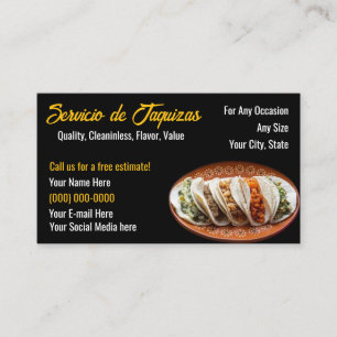 Taco Service Företagskort Visitkort