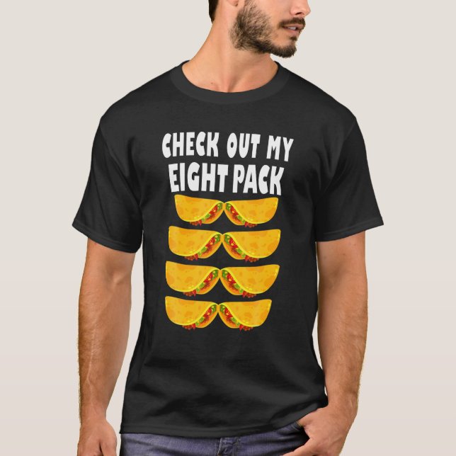 Taco Six Pack Cinco De Mayo Fiesta | MANAR T Shirt (Framsida)
