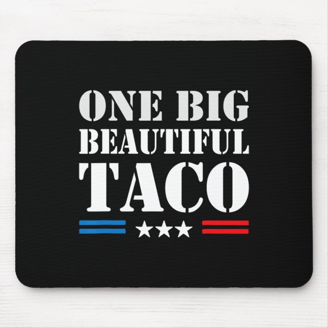 Taco Smeknamn Meme - En Stor Vacker Bill Rolig Musmatta (Framsidan)