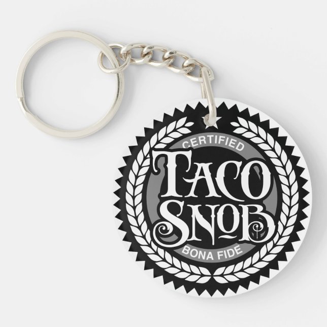 Taco Snob - lustig taco älskare (Framsidan)