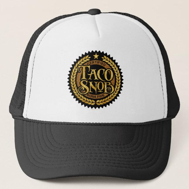 Taco Snob - lustig taco älskare Keps (Framsida)
