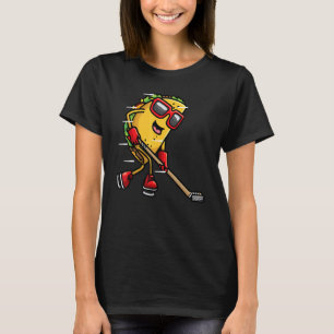 Taco Spela Ice Hockey Player Mexican Food Cinco T Shirt