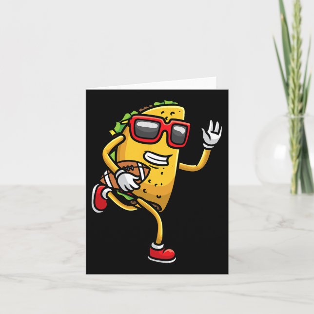 Taco spelar fotboll Mexikanska cinco De Mayo Kids  Kort (Framsida)