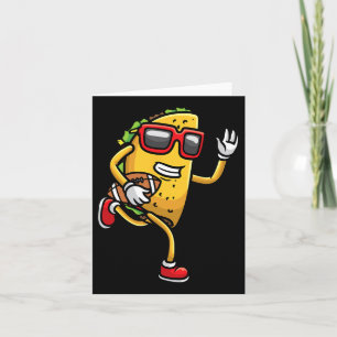 Taco spelar fotboll Mexikanska cinco De Mayo Kids Kort