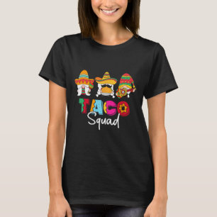 Taco Squad Cinco De Mayo Funny Cute Mexican Food L T Shirt