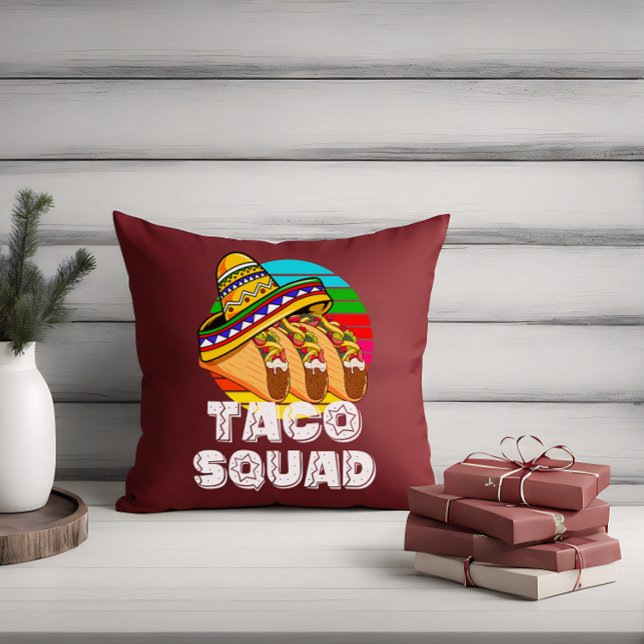 Taco Squad, Cinco de Mayo Kudde (Taco Squad Throw Pillow)