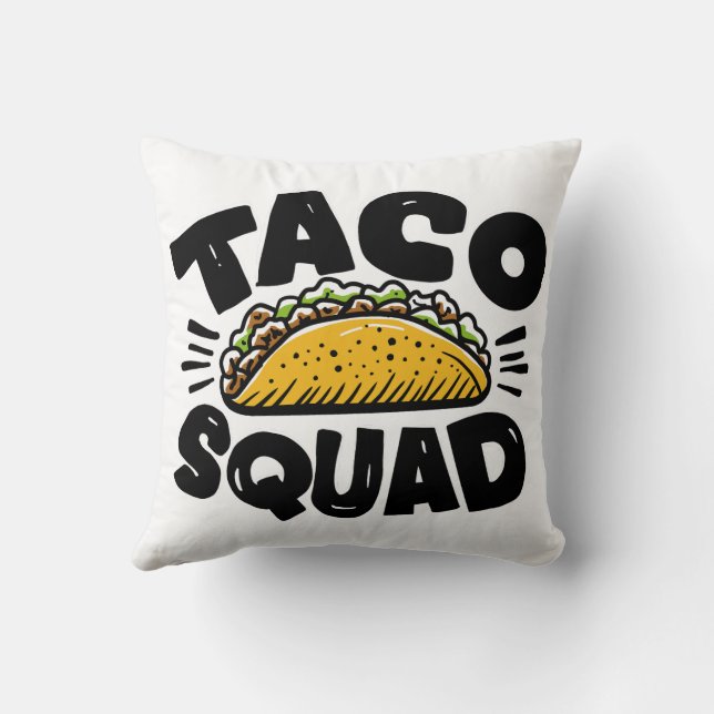 Taco Squad Kudde (Baksida)