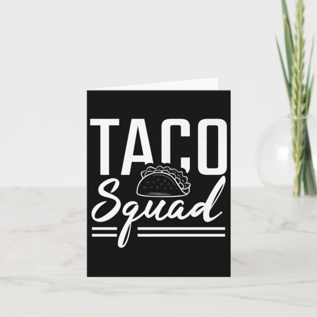Taco Squad Premium  Kort (Framsida)