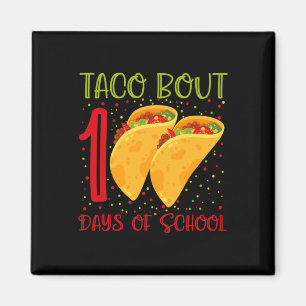 Taco-studentexamen 100 skoldagar 100 dagar Fu Magnet