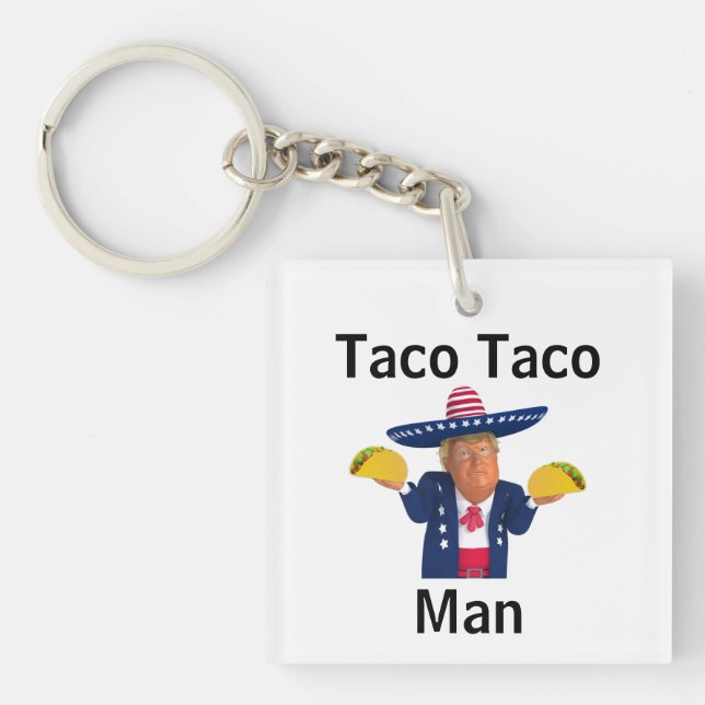 Taco Taco Man Keychain (Framsidan)