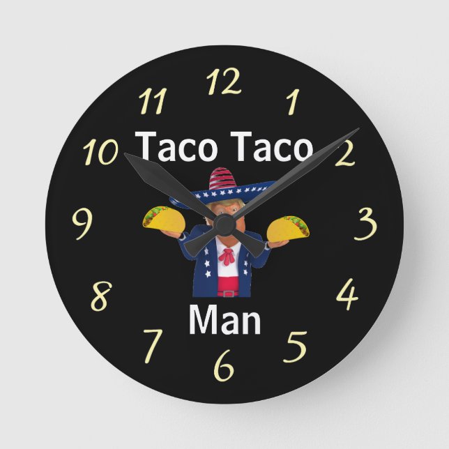 Taco Taco Man Klocka (Framsida)