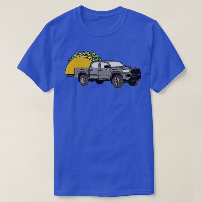 Taco Tacoma Lastbil TRD Överlandning på land 4X4 T T Shirt (Design framsida)