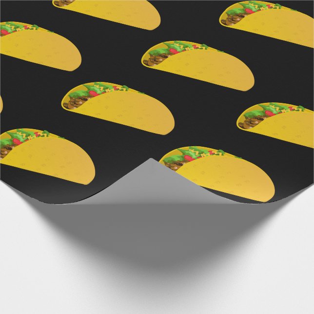 TACO TACOS FUNNY WRAPPING PAPPER PRESENTPAPPER (Hörn)
