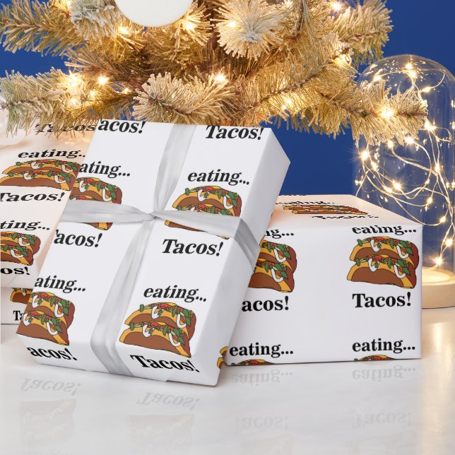 Taco Tacos Rolig Födelsedag Presentpapper (Helgdagar)