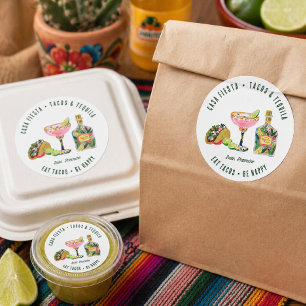 Taco Takeout Klistermärke   Fiesta Förpackningseti