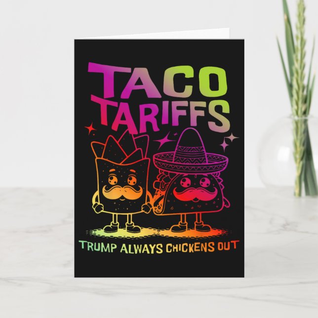 Taco Tariffer Trump Backar Alltid Ur Kort (Framsida)