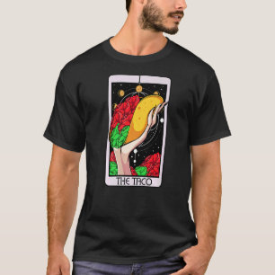 Taco Tarot Card Witchy Occult Alchemy Fortune Berä T Shirt