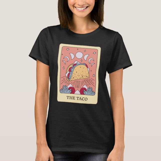 Taco Tarot-kort T Shirt (Framsida)