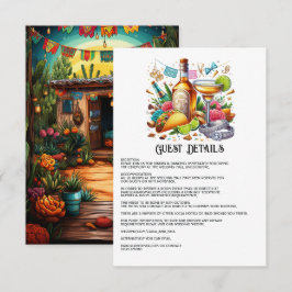 Taco & Tequila Mexikansk Fiesta Gästinformation Tilläggskort