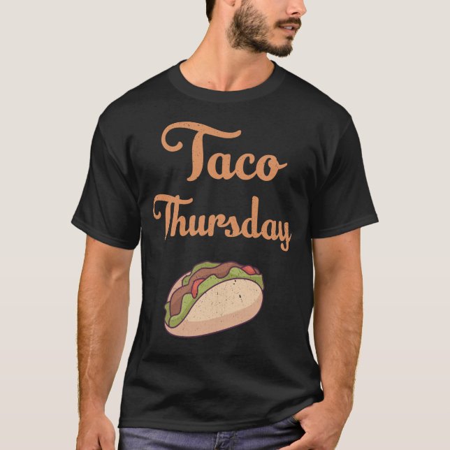 Taco Thursday T Shirt (Framsida)