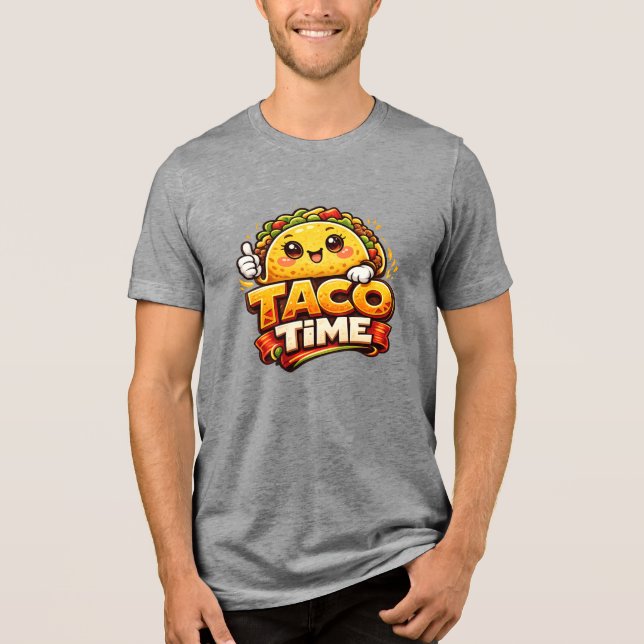 Taco Time - Fiesta Fiasco - Matvänner T Shirt (Framsida)