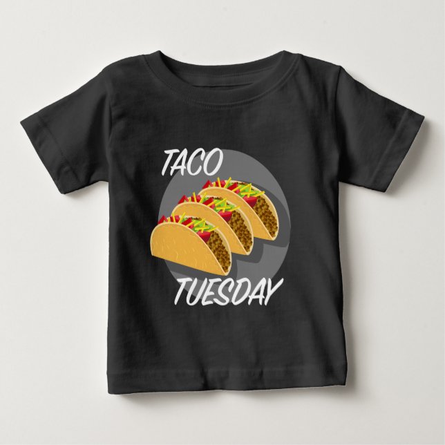 Taco Tisdag Design - Baby Bra Jersey T-Shirt (Framsida)