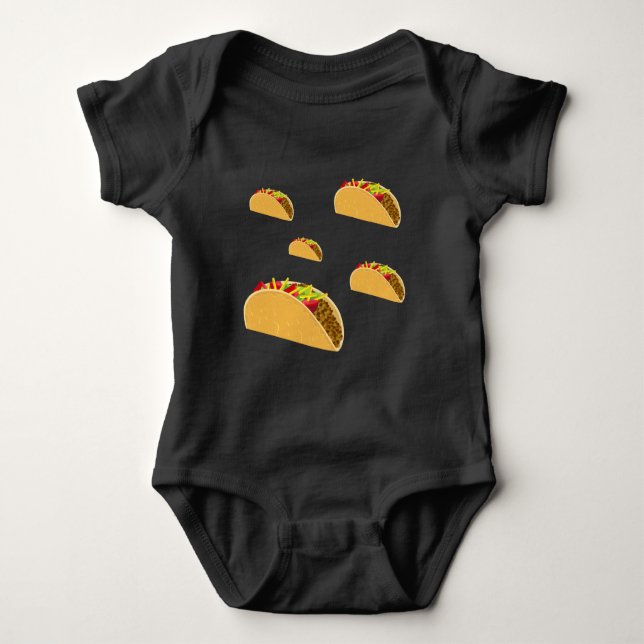 Taco Tisdag Design - Baby Jersey Bodykostym T Shirt (Framsida)