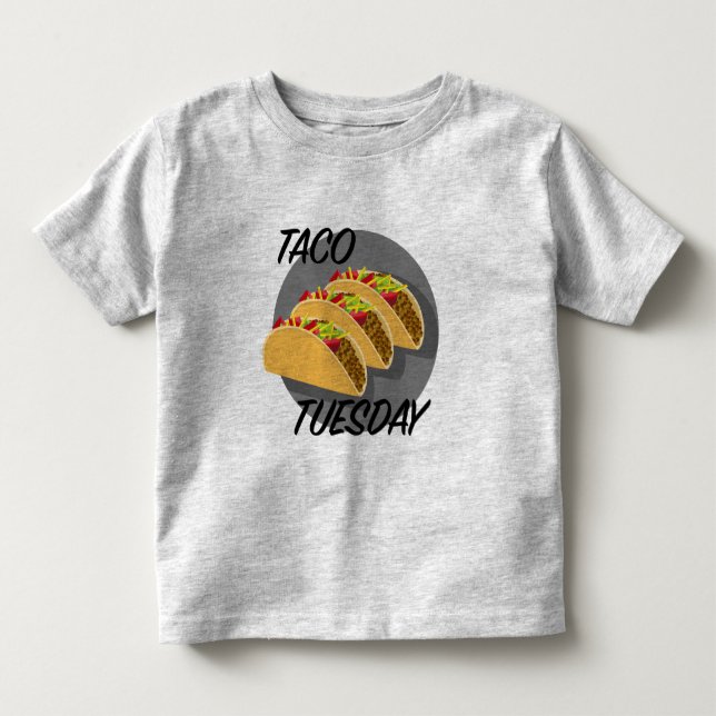 Taco Tisdag Design - Småbarn Bra Jersey T-Shirt (Framsida)