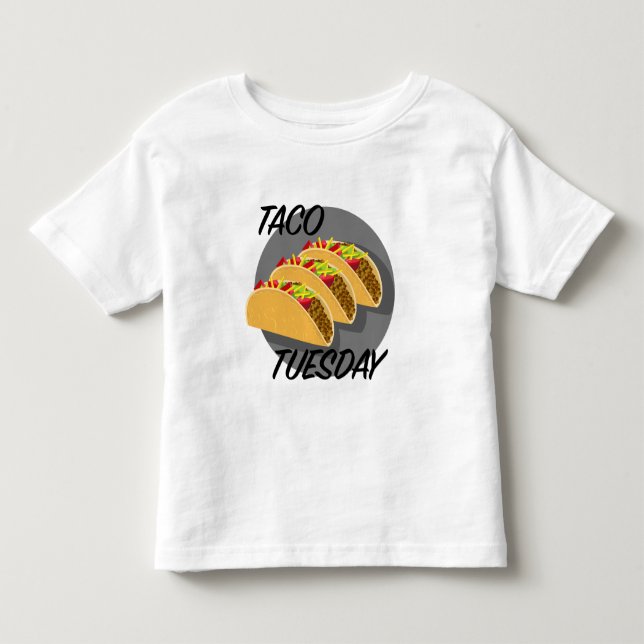 Taco Tisdag Design - Småbarn Bra Jersey T-Shirt (Framsida)