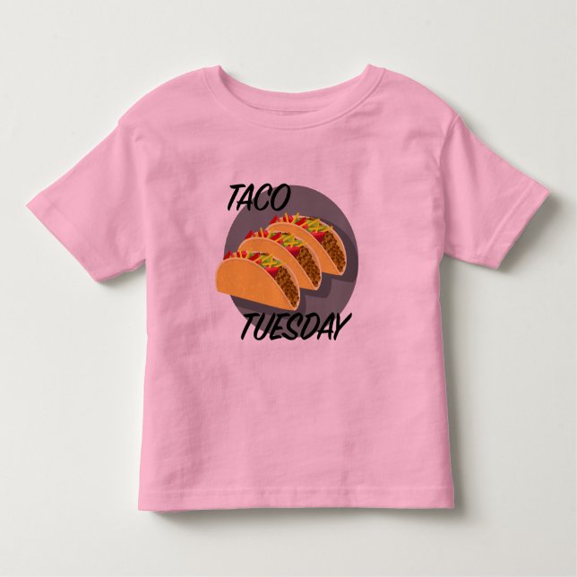 Taco Tisdag Design - Småbarn Bra Jersey T-Shirt (Framsida)