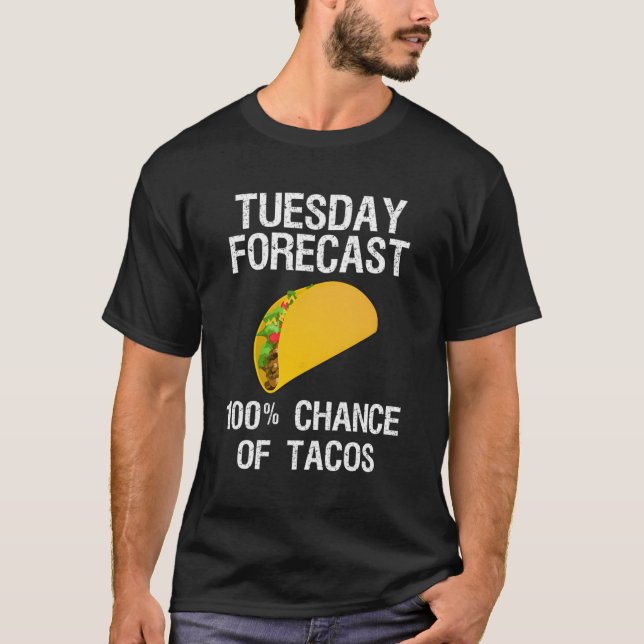 Taco Tisdag Långärmad Shirt - Funny Taco Foreca T (Framsida)