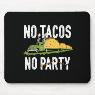 Taco tisdag parti rolig mexikansk mat älskare vibb musmatta