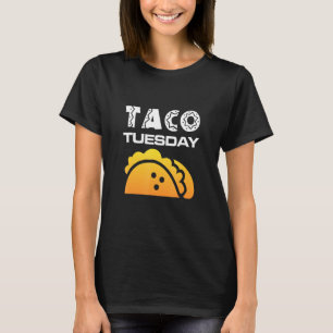 Taco Tisdag Retro-grafikdesign T Shirt