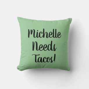 Taco Tisdag snäcka ost mexikansk mat Kudde