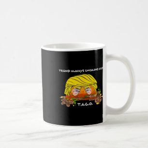 Taco Trade Chicken T.a.c.o Trump Always Chickens O Kaffemugg