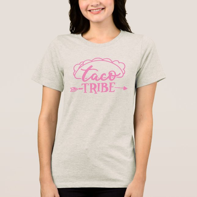 Taco Tribe Citat Söndagsfest T Shirt (Framsida)