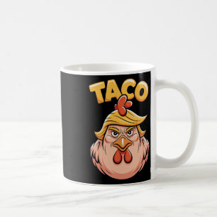 Taco Trump alltid backar ur Politisk humor Tar Kaffemugg