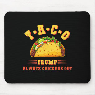 Taco Trump Alltid Backar Ut Roligt Politiskt T.a Musmatta