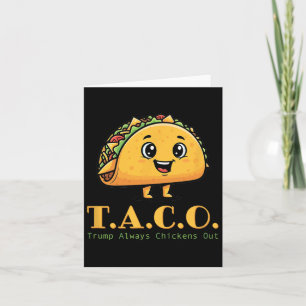 Taco Trump Alltid Chickens Ut ur underliga demokra Kort