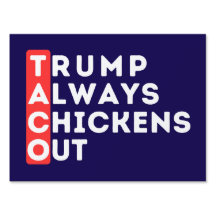 TACO - Trump ALLTID Chickut