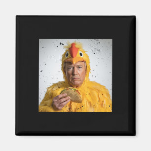 Taco Trump Chickar Alltid Ut Roliga Tariffer Humor Magnet