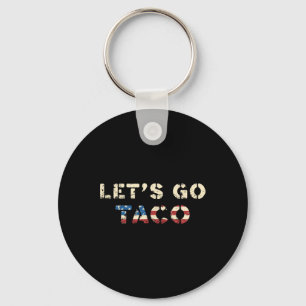 Taco Trump Chickens Out Funny T.a.c.o Låt oss Nyckelring