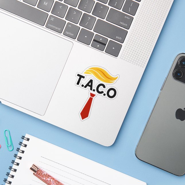 Taco Trump Chickens Ut Klistermärken (Laptop med iPhone)