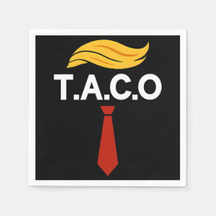 Taco Trump Chickens Ut Pappersservett