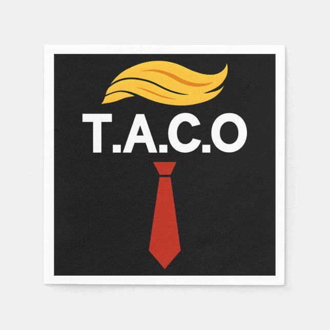 Taco Trump Chickens Ut Pappersservett (Framsidan)