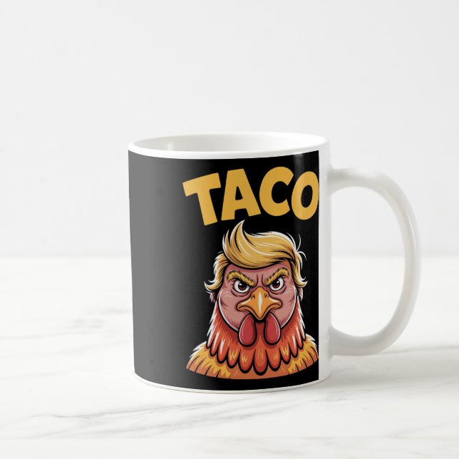 Taco Trump Chickens ut Politiskt humor tar Kaffemugg (Höger)