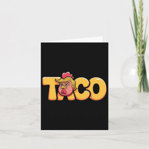 Taco Trump Chickens ut Politiskt humor tar Kort