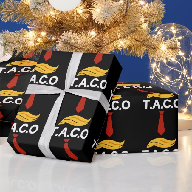 Taco Trump Chickens Ut Presentpapper (Helgdagar)